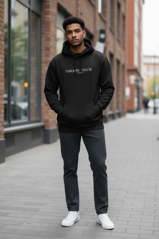 Men’s Black Est. 2025 hooded sweatshirt