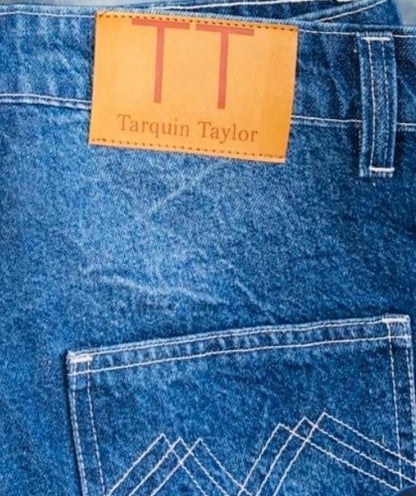 Men’s Tarquin Taylor Jeans Blue Faded