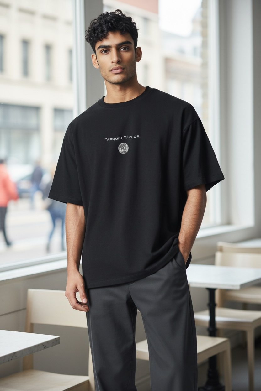 Men’s Coin Logo Tee Black