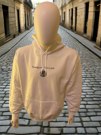Men’s Coin Logo Hooded Sweatshirt White