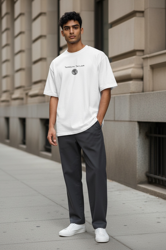 Men’s Coin Logo Tee white