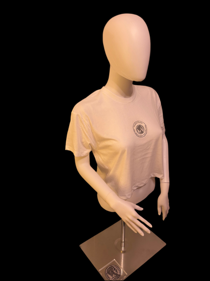 Women’s La dolce vita collection cropped tee white