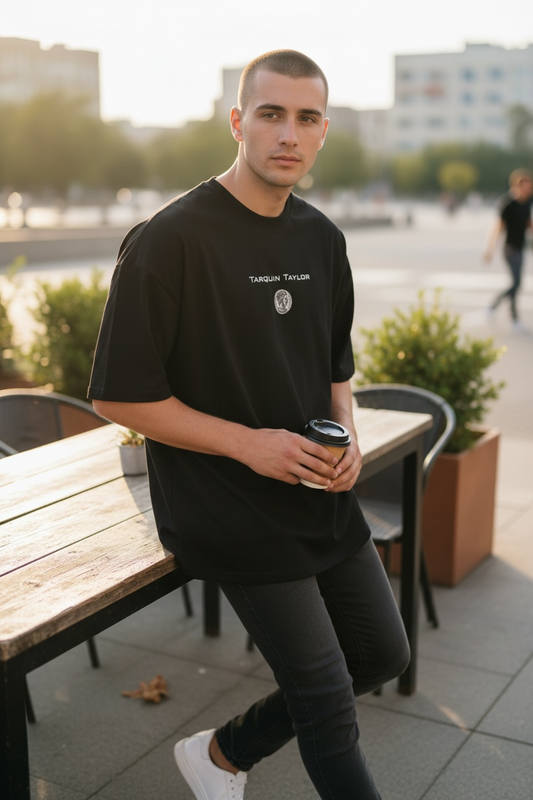 Men’s Coin Logo Tee Black