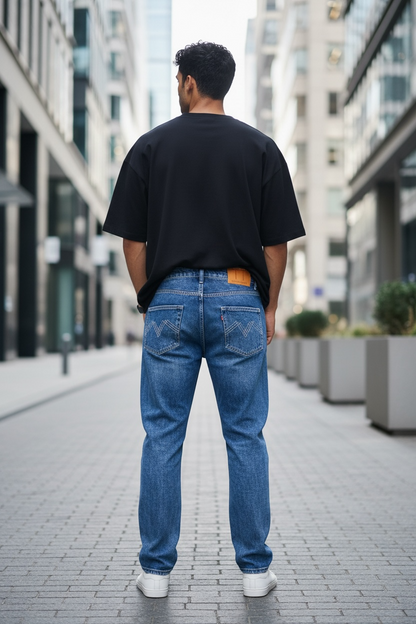 Men’s Tarquin Taylor Jeans Blue Faded
