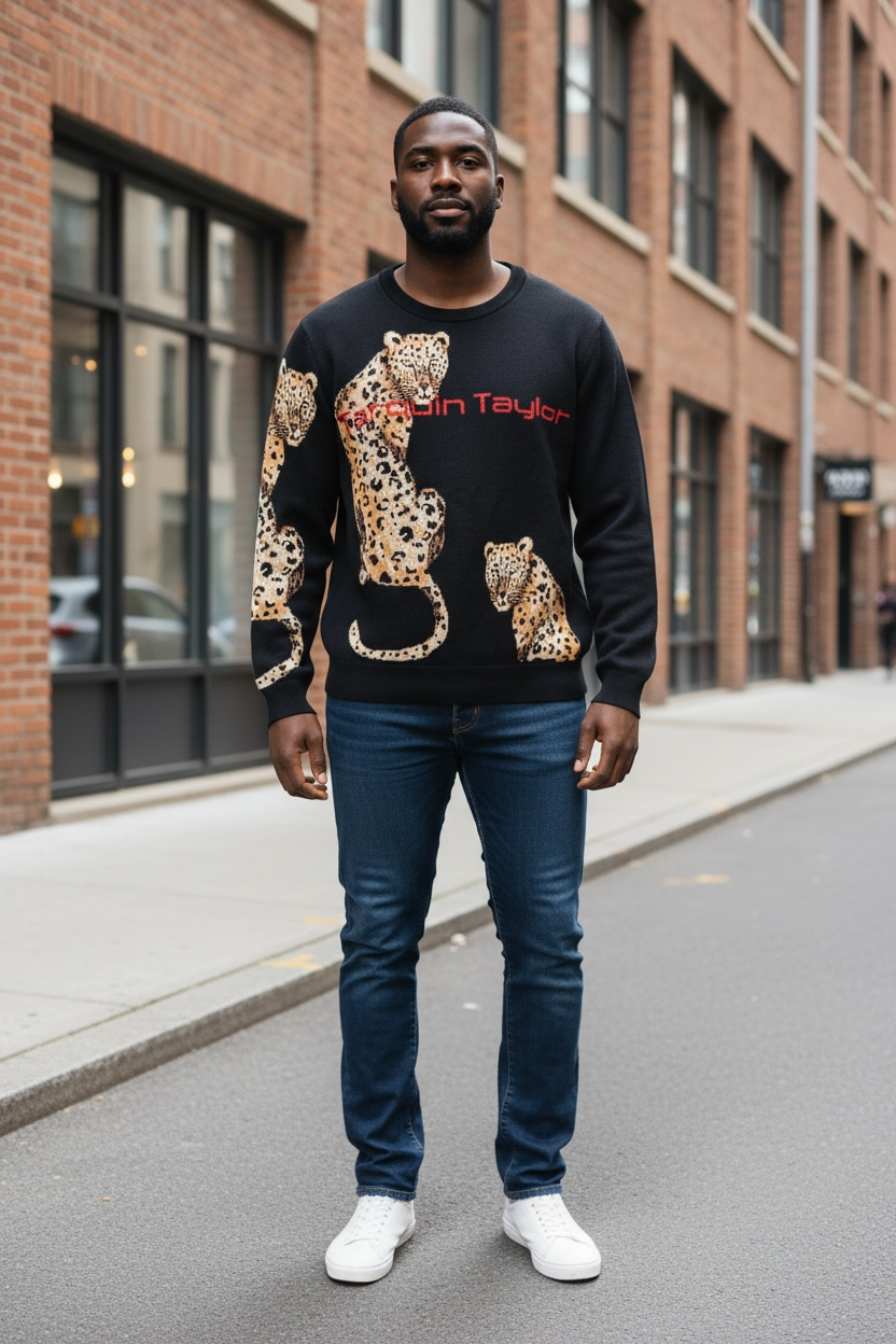 Men’s Metropolitan Jungle Jaguar Crewneck