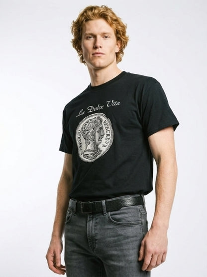 Men’s La Dolce Vita big coin tee