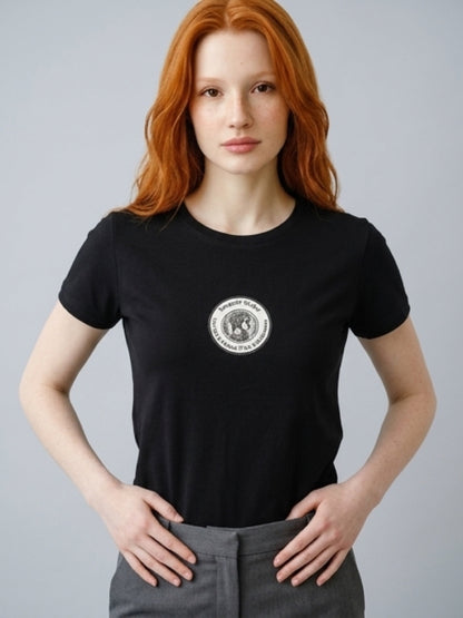 Women’s La dolce vita collection tee black
