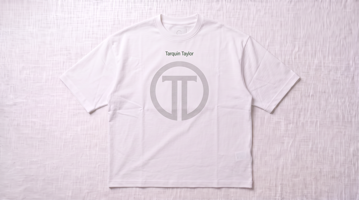Men’s Oversized TT logo white