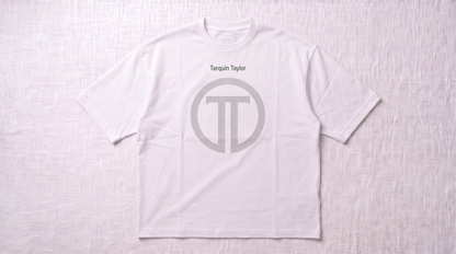 Men’s Oversized TT logo white