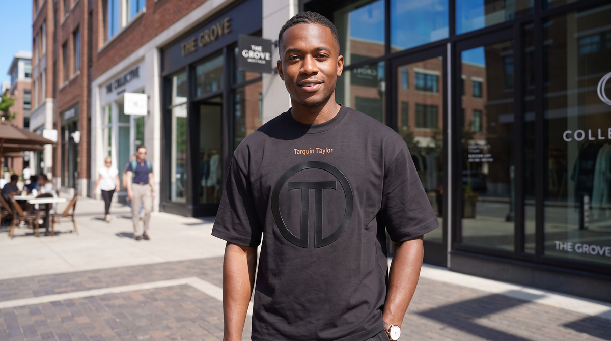 Men’s Oversized TT logo black
