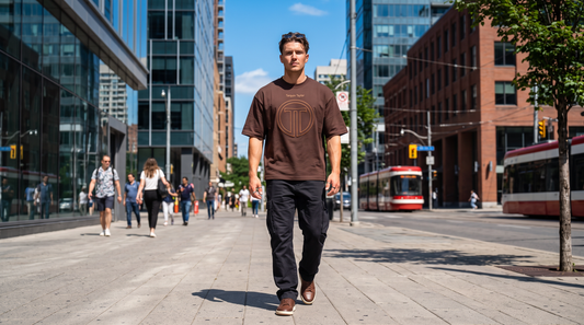 Men’s Oversized TT logo brown