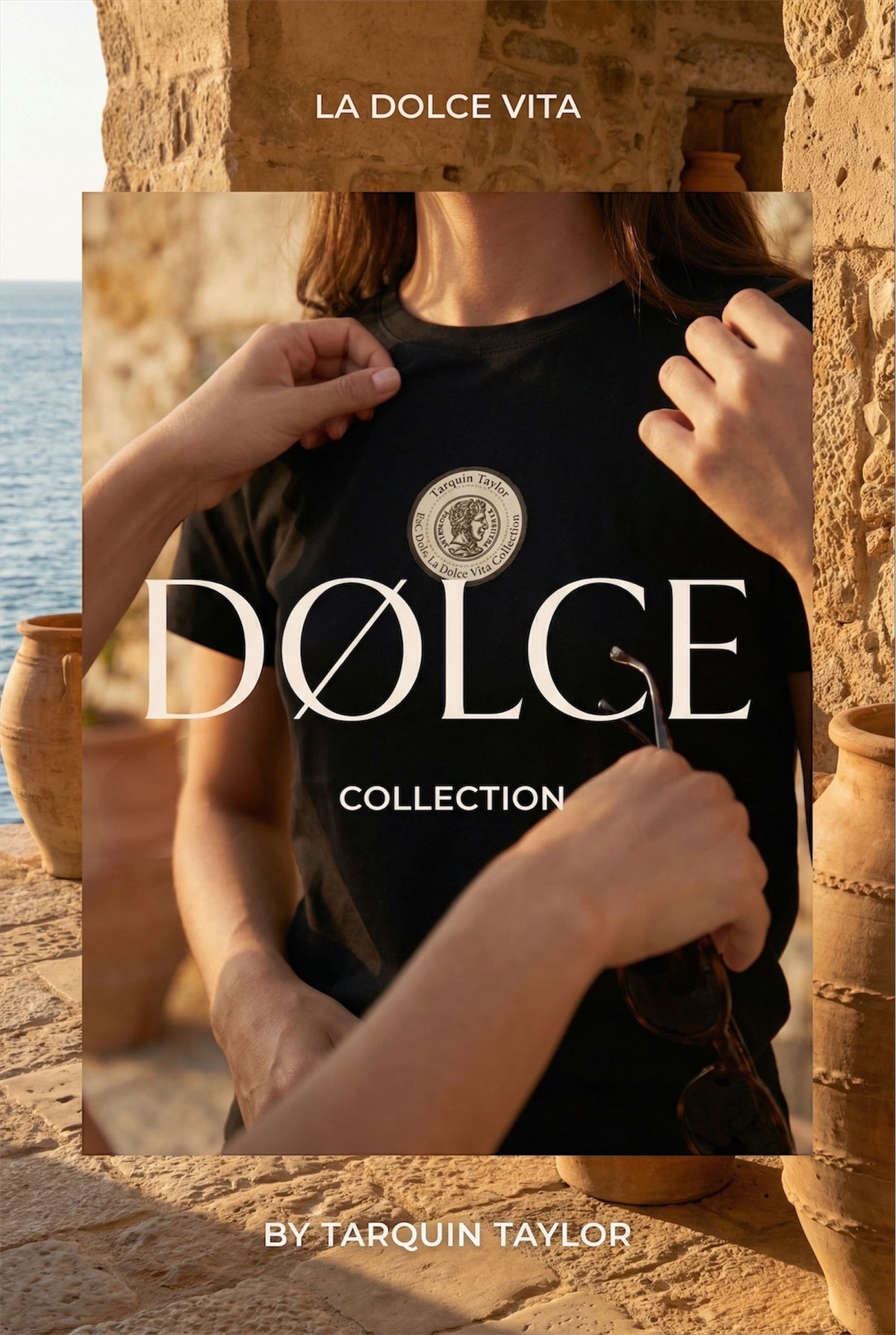 Women’s La dolce vita collection tee black